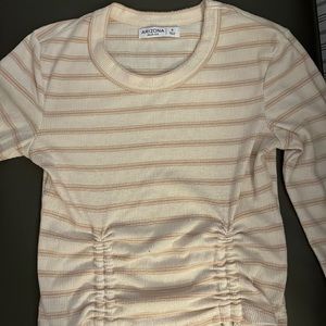 Long sleeve ribbed top